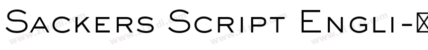 Sackers Script Engli字体转换